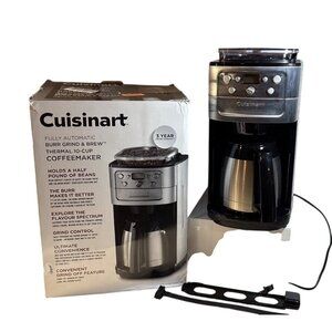 Cuisinart Fully Automatic Burr Grind & Brew Coffee Maker DGB-950BC